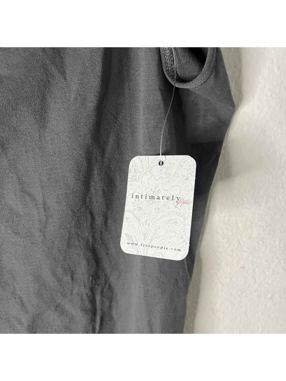 NWT Free People Intimately Seamless Mini Slip Dress Womens Black M/L - Picture 6 of 6